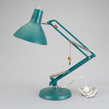 A Luxo 1001 desk lamp around 1950.