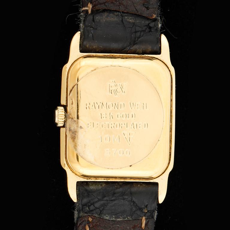 ARMBANDSUR, dam, Raymond Weil, quartz, doublé.