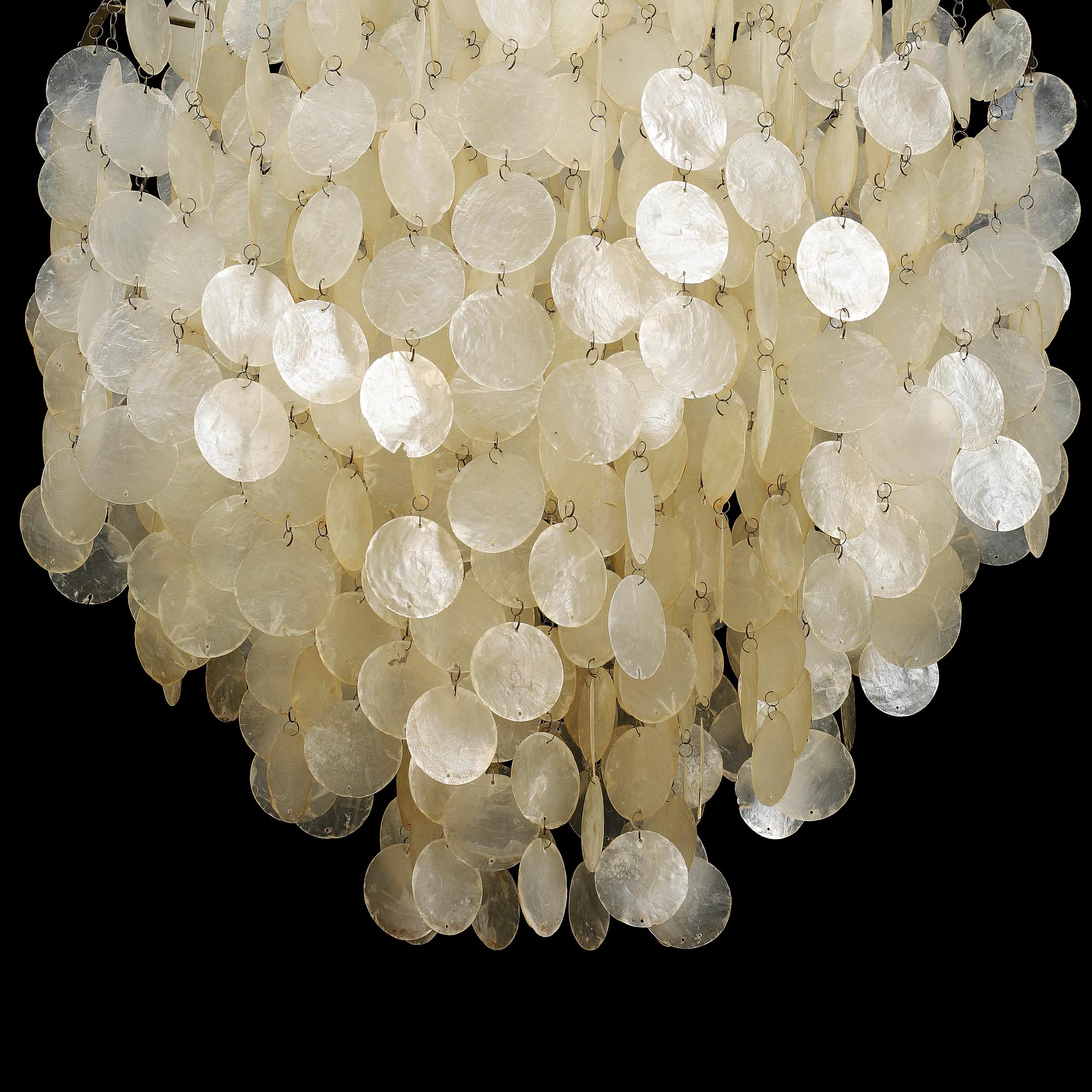 VERNER PANTON, a 'Fun Lamp' ceiling light.