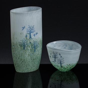 VAS OCH SKÅL, glas, Kjell Engman, Kosta Boda.