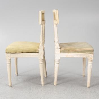 Chairs, 12 pcs, Gustavian, circa 1800.