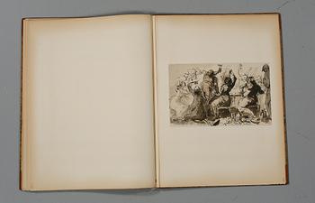 BOK, "Teckningar av Johan Tobias Sergel", Malmö, 1945, numrerad 98/200.