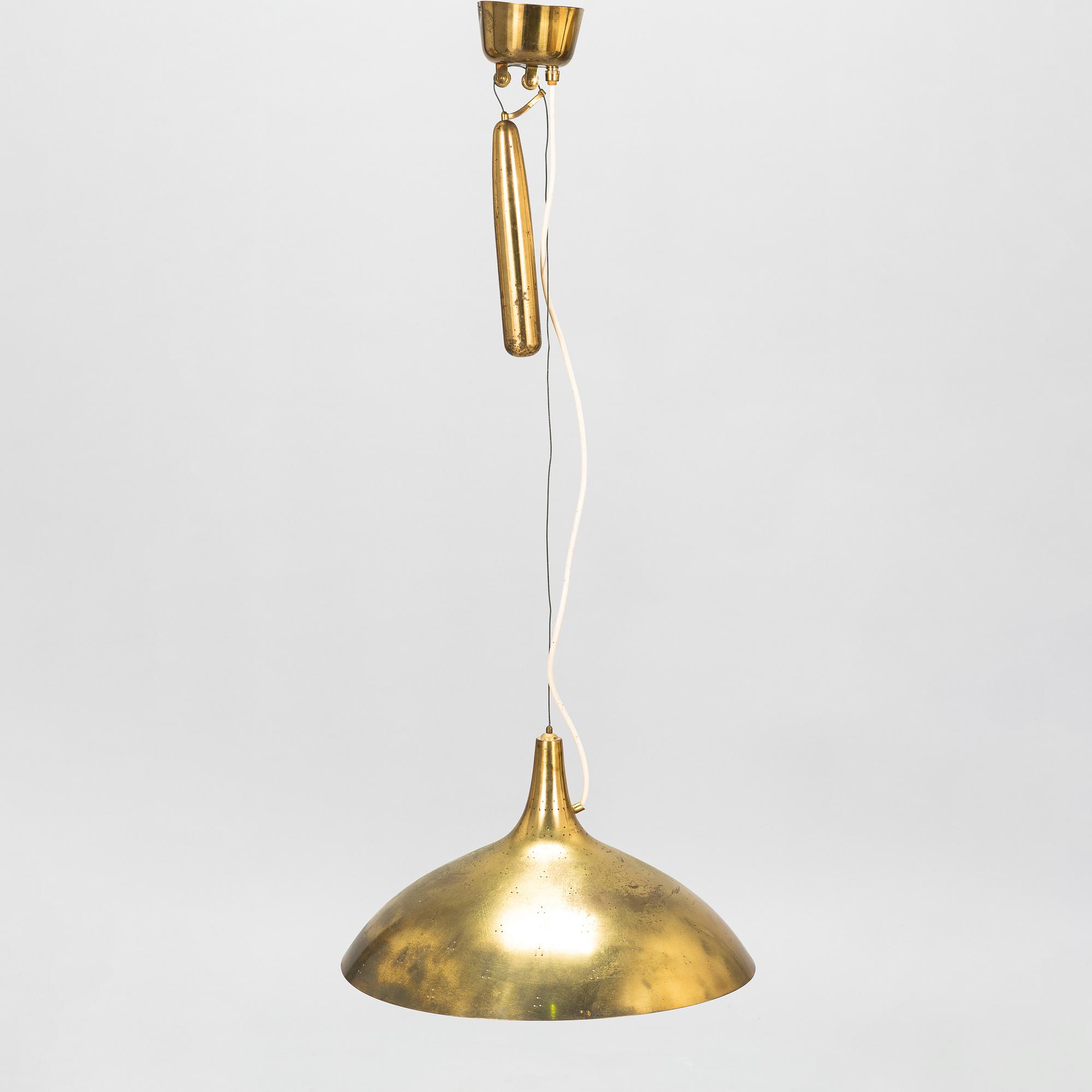 Paavo Tynell, A mid-20th century '1965 A' pendant light for Taito, Finland.