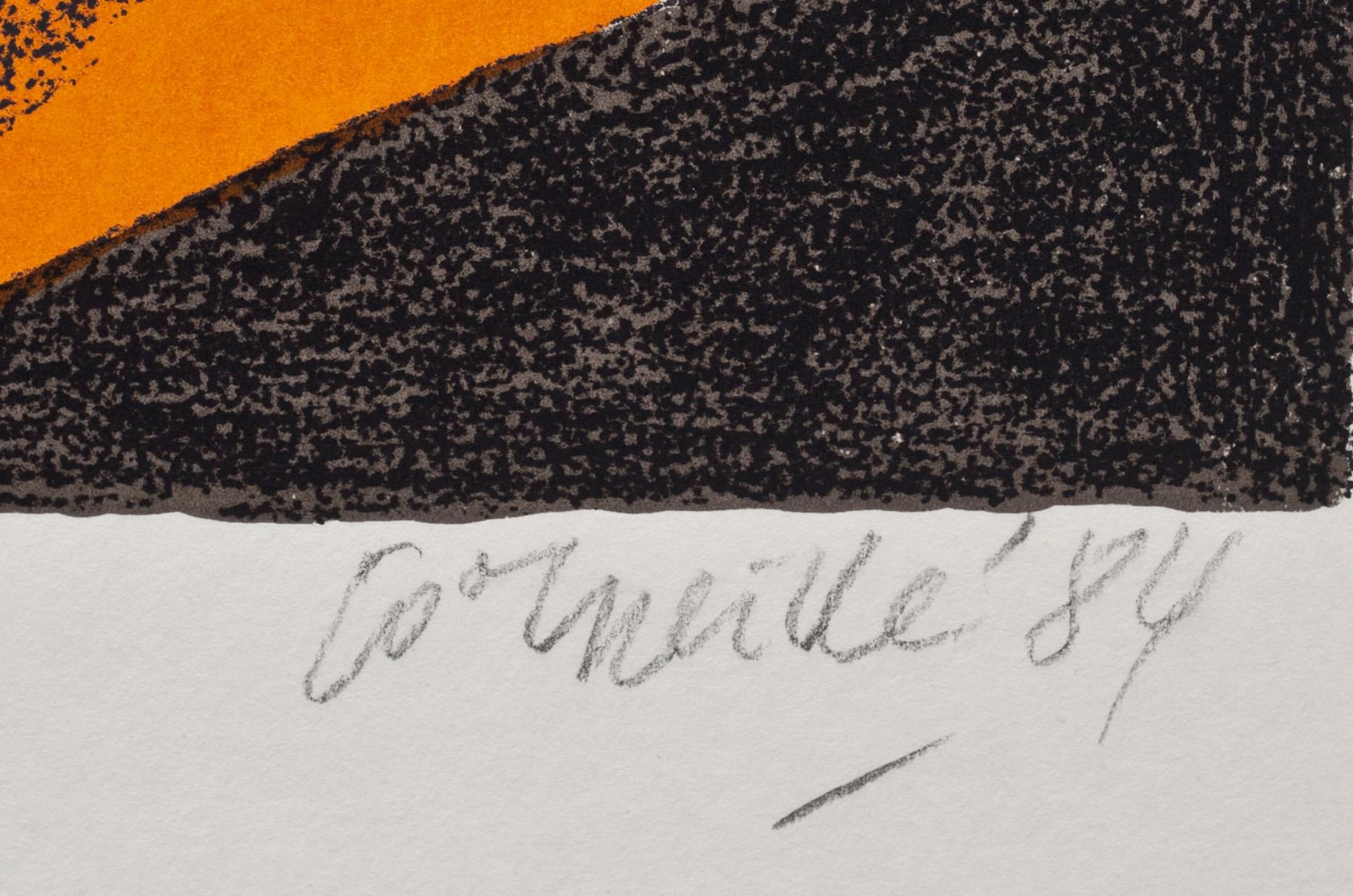 BEVERLOO CORNEILLE, färglitografi. Signerad och daterad 84, E/A.