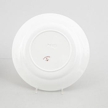 17 crayfish plates, Gustafsberg and Rörstrand, early 20th Century.