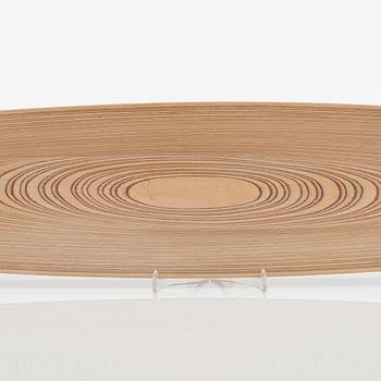 Tapio Wirkkala, A plywood dish, unsigned.