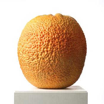 Hans Hedberg, a faience sculpture of a bitter orange, Biot, France.