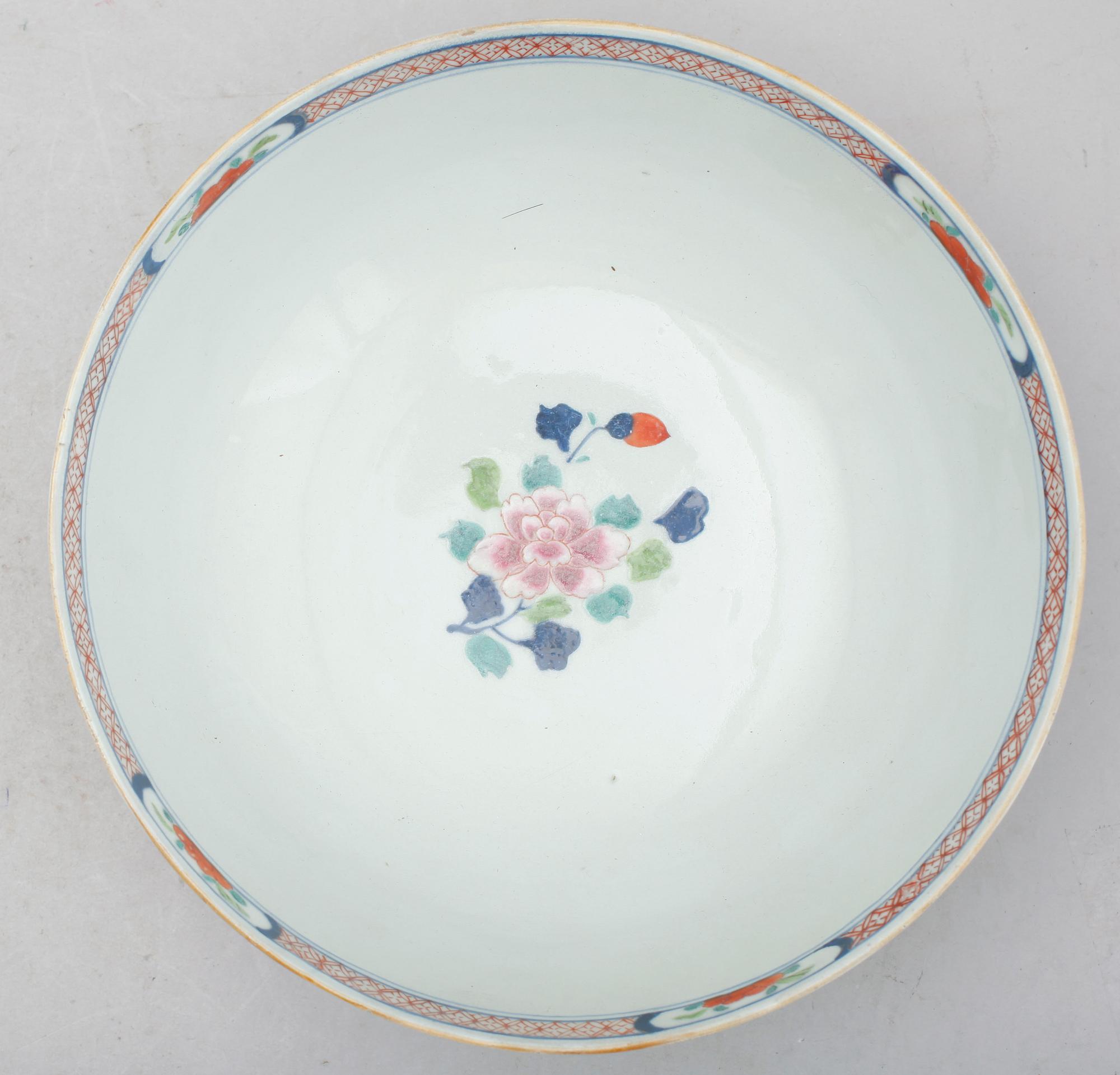 SKÅL, porslin, Kina, Qianlong 1736-1795.