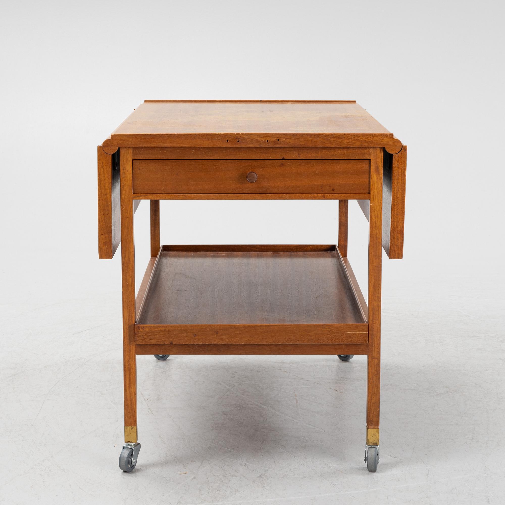 Josef Frank, a mahogany tea trolley, Firma Svenskt Tenn.