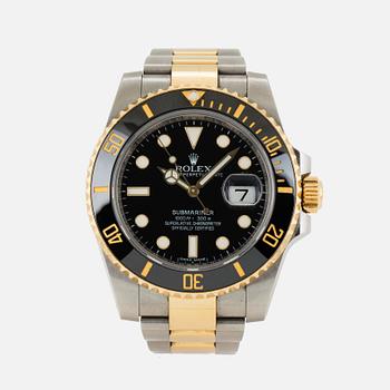 ROLEX, Oyster Perpetual Date, Submariner (1000ft = 300 m), Chronometer, wristwatch, 40 mm.