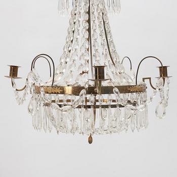 A Gustavian style chandelier, 20th Century.