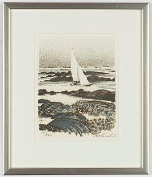 Roland Svensson, 3 litografier, signerade, en daterad -43 och 2 numrerade 16/30 samt 49/360.