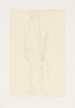 Gustav Klimt, efter, mapp Zeichnungen / Twenty-Five Drawings selected and interpreted by Alice Strobl 1964.