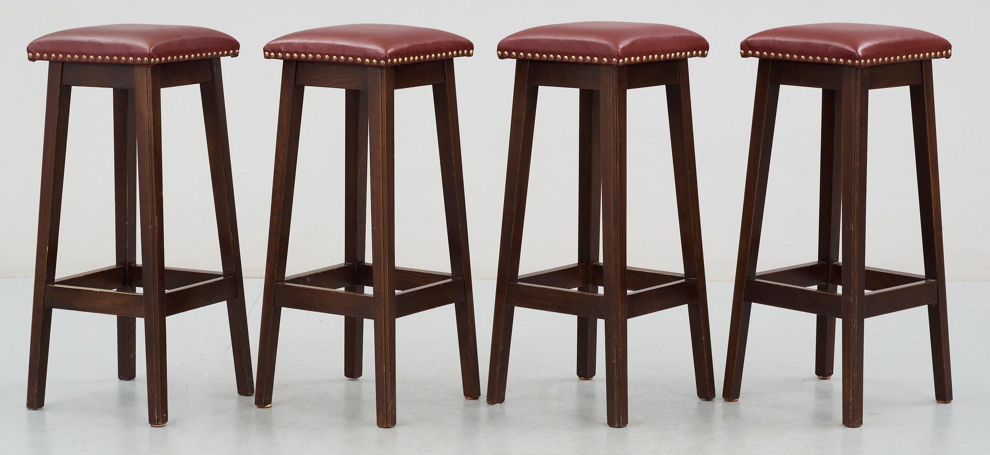 BARPALLAR, 4 st, Jaycee Furniture, Brighton Sussex, England 1900-talets mitt.
