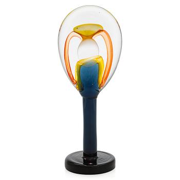 Oiva Toikka, a 'Lollipop' glass sculpture signed Oiva Toikka Iittala 2016 Scope 2016 9/100.