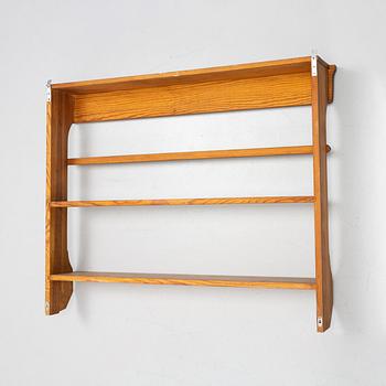 Carl Malmsten, a pinewood plate rack, from the series Kisa.