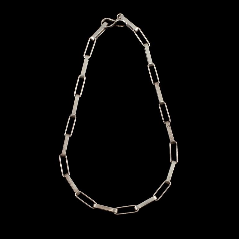 HALSLÄNK, sterlingsilver, Cecilia Johansson, Göteborg 1999. Vikt 68 g.