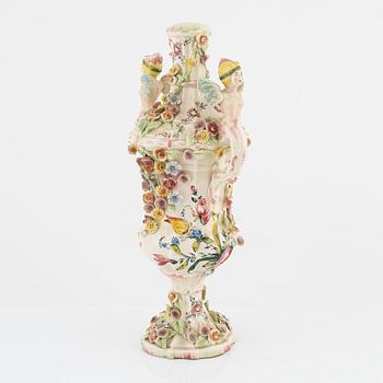 A ceramic table lamp, Ardalt Dresden, Nove, Italy, 21st Century.
