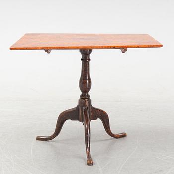 A Swedish tilt-top table by J Sjölin, master 1767.
