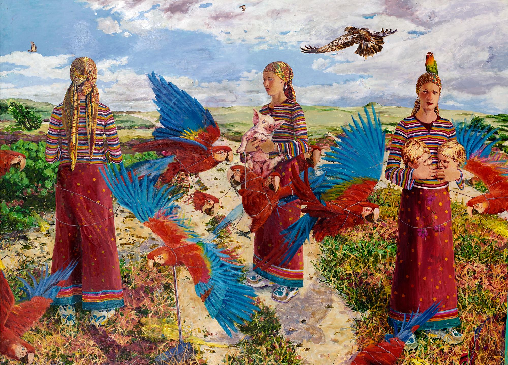 Linn Fernström, "De tre kvinnorna" (The three women).