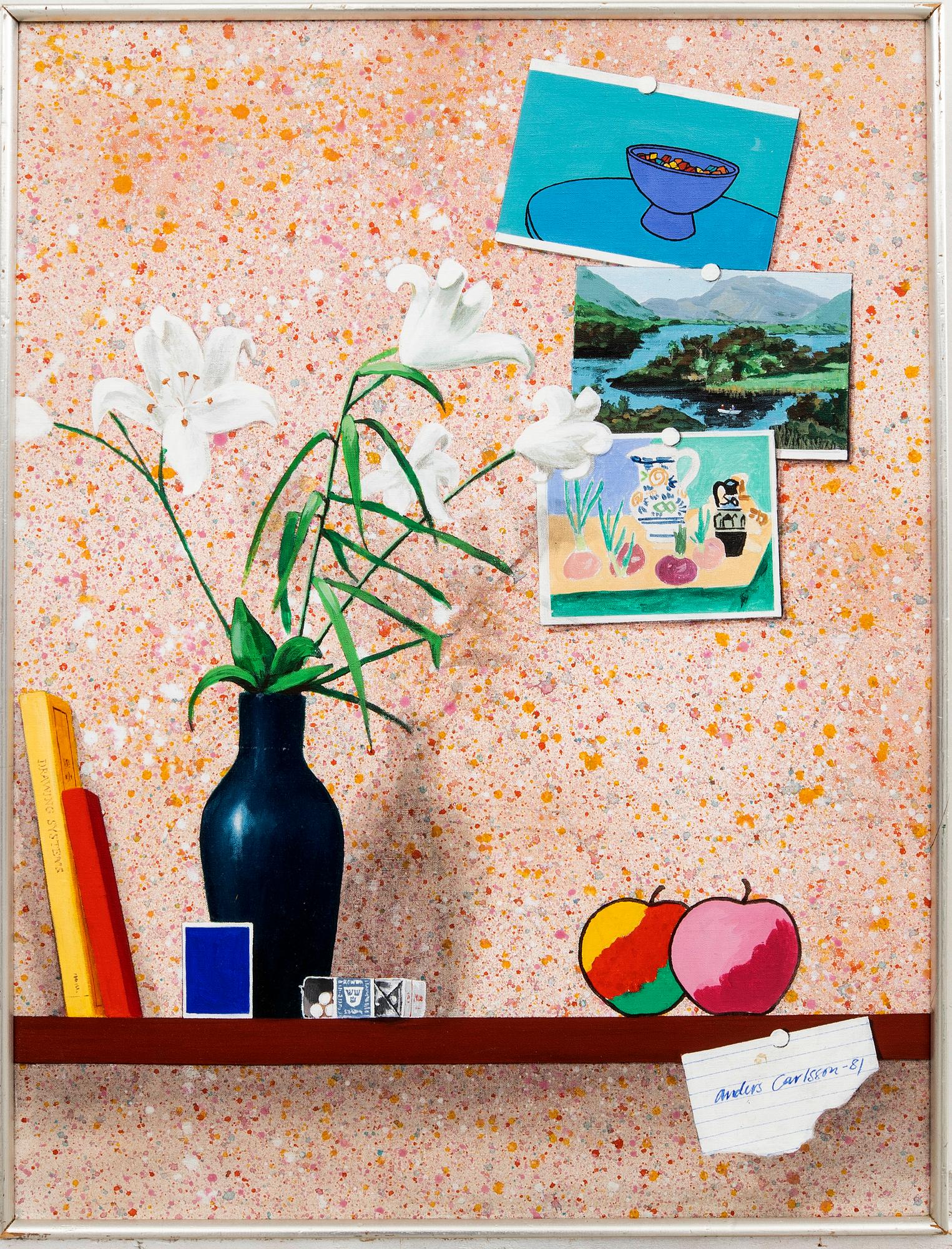 Anders Carlsson, oil on canvas signed and dated 81.