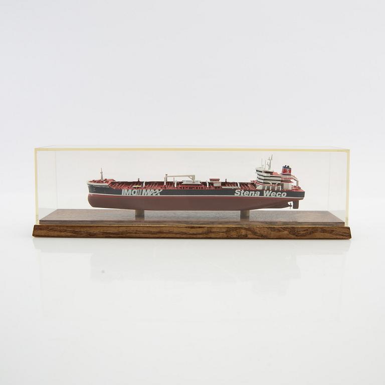 Modellbåt "Stena Weco" Modelbau Conrad sent 1900-tal.