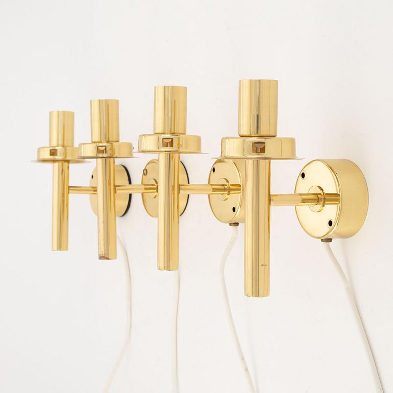 Hans-Agne Jakobsson, four wall lights, Markaryd, 1960's.
