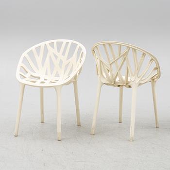 Ronan & Erwan Bouroullec, karmstolar, 4 st, "Vegetale Chair", Vitra.