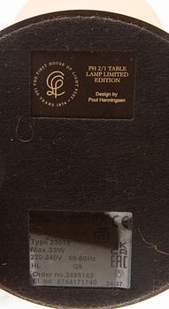Poul Henningsen, Table lamp, "PH2/1 Dusty Terracotta", Louis Poulsen, Denmark, Limited Edition, 2024.
