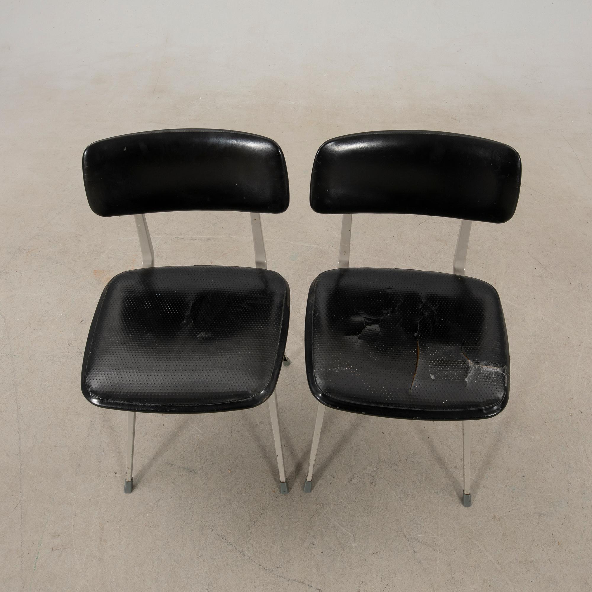 Friso Kramer & Wim Rietveld chairs 2 pcs "Result" second half of the 20th century.