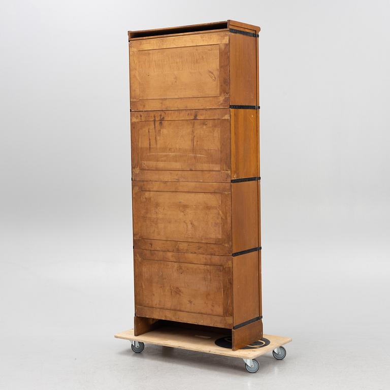Bokskåp, 4 moduler, "Billnäs", 1900-talets mitt.