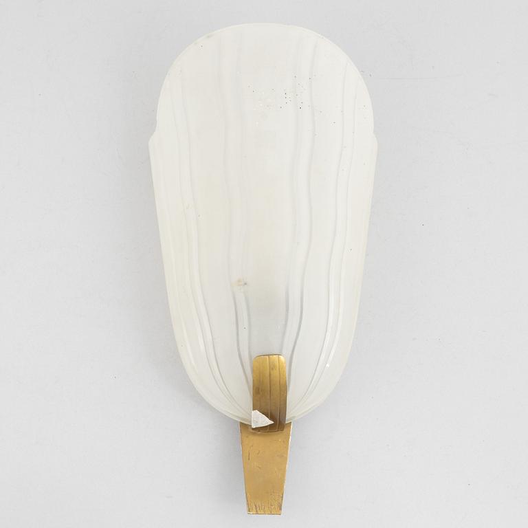 Harald Notini, a wall lamp, model "8496", Arvid Böhlmarks Lampfabrik, Stockholm, 1940s.