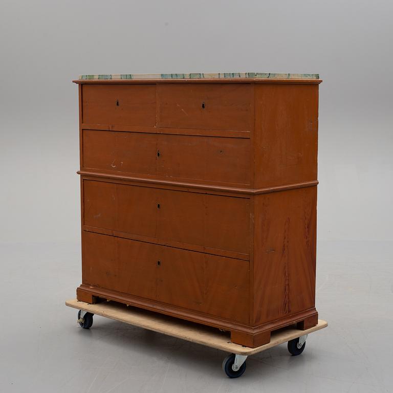 a mid 19th century chest of drawers.