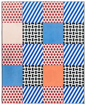 27. Roy Lichtenstein, after, a carpet, "Dialog Art Collection", machine-made, c 250 x 203 cm, Vorverk & Co.
