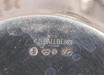 PARTI SILVER, 30 delar, bl a CG Hallberg och importstämplar. Ca 635 g.