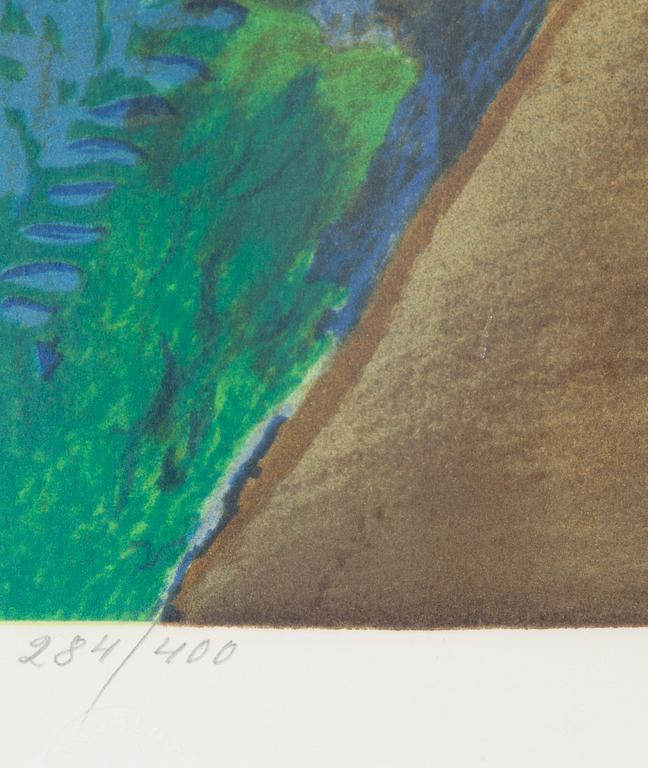 Lennart Jirlow, färglitografi, signerad och numrerad 284/400.