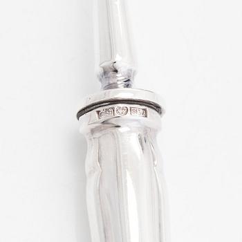Bestickuppsättning, 158 delar, silver, "Chippendale", Auran Kultaseppä oy, Åbo, och Kultakeskus, Tavastehus 1962-66.