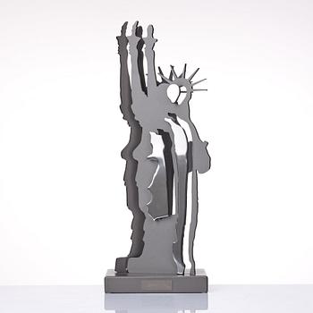 Arman, an iron sculpture, signed and numbered 76/80.
