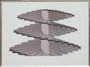 CARL MAGNUS, färgserigrafi, signerad -81 samt numrerad 75/175.