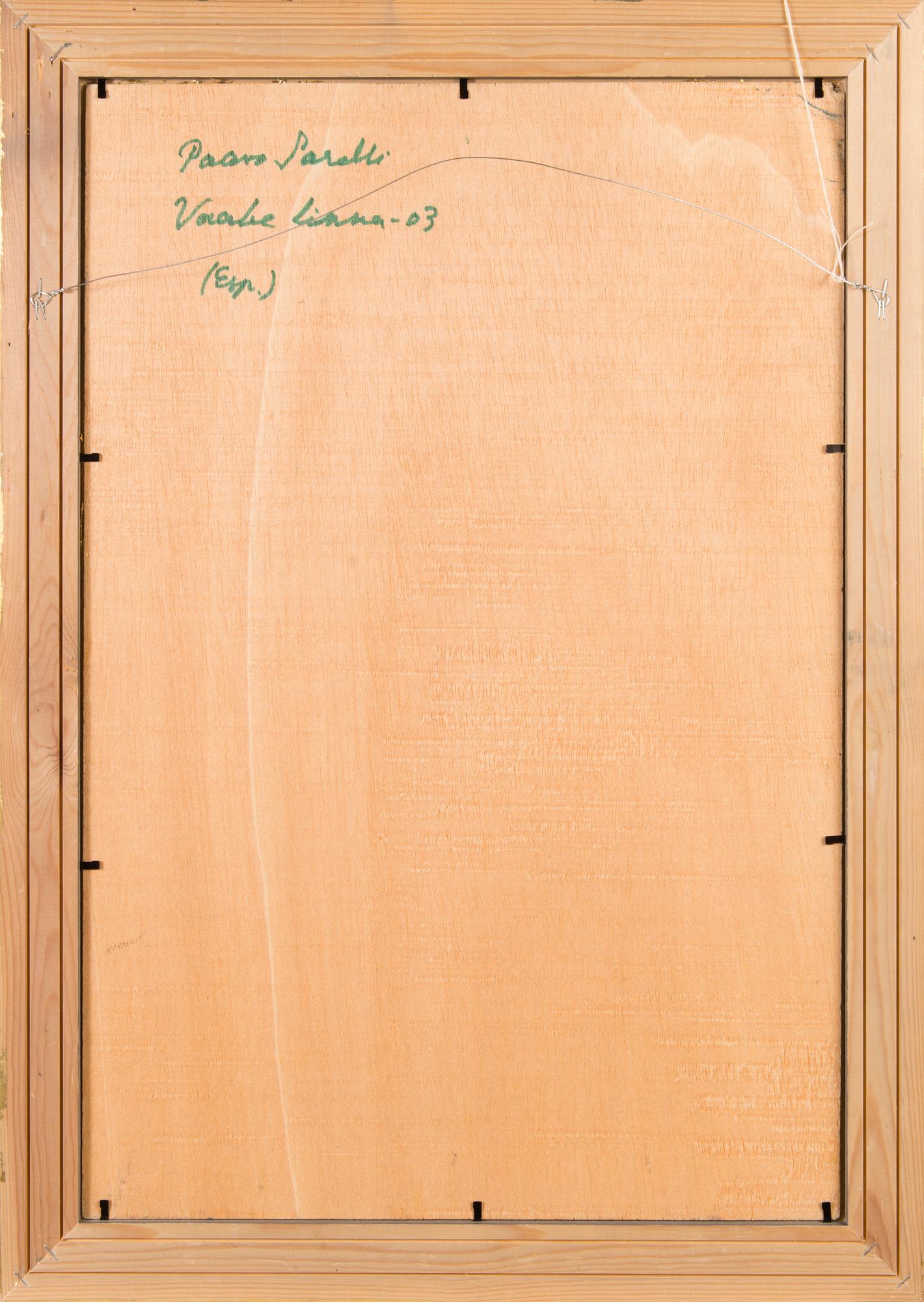 PAAVO SARELLI, oil on board, signed and dated -03.
