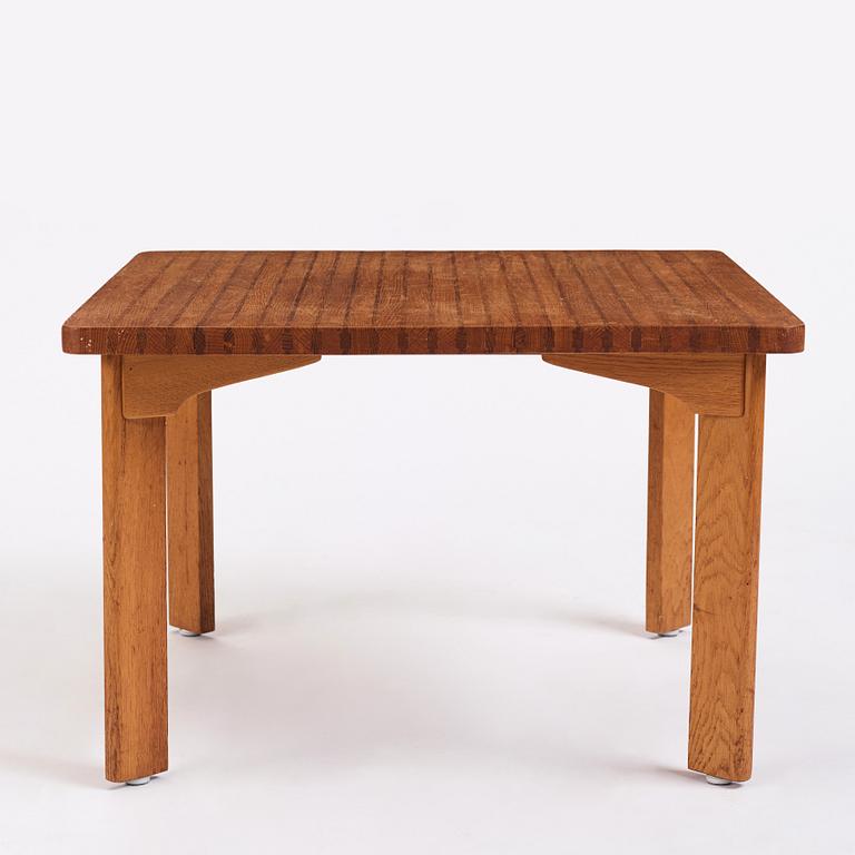 Carl-Axel Acking, a square low table, Nordiska Kompaniet, 1940-50s. Provenance Carl-Axel Acking.