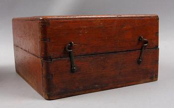 RAKSPEGEL SAMT GLASSCHATULL, 1800-tal.