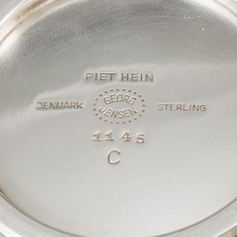 PIET HEIN, skål, sterling silver, Georg Jensen, Köpenhamn, Danmark.