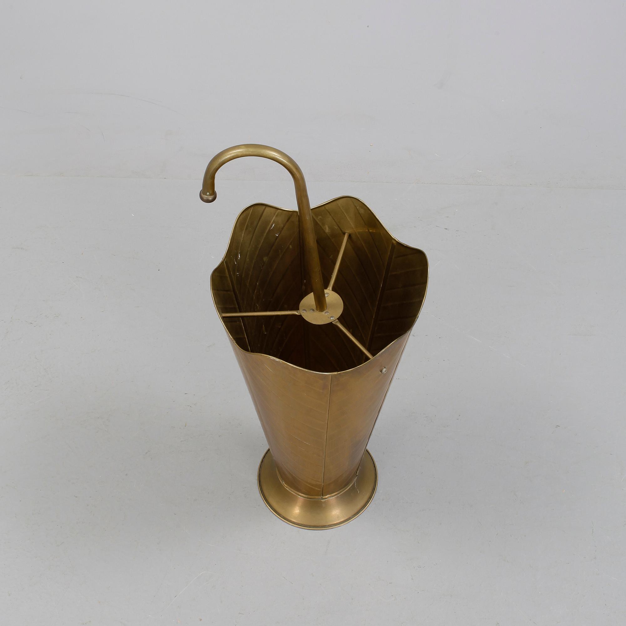 PARAPLYSTÄLL, mässing, 1900-talets andra hälft.