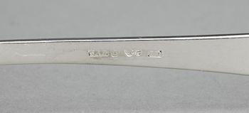 MATBESTICK, 23 delar, silver, GAB, Stockholm 1952.