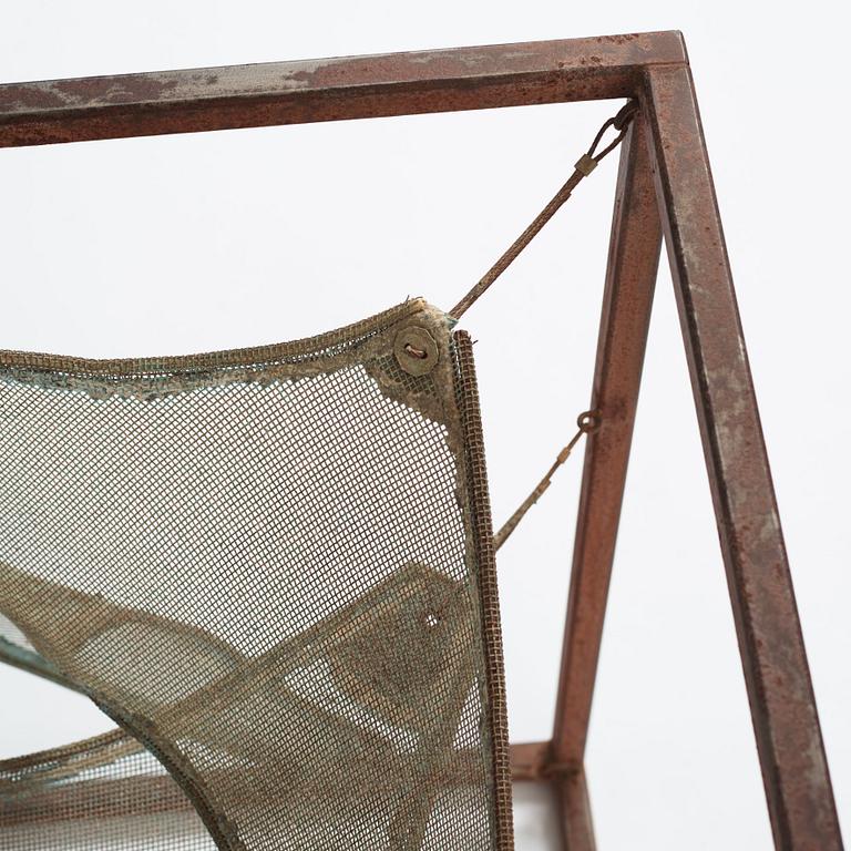 Sigurdur Gustafsson, a "Wind" easy chair/sculpture, ed. 17/33, Källemo, Värnamo post 2003.