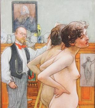 TRYCK, Carl Larsson och Nils Dardel, 3+6 st.