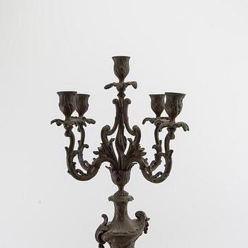 Candelabrum Louis XV style, circa 1900.