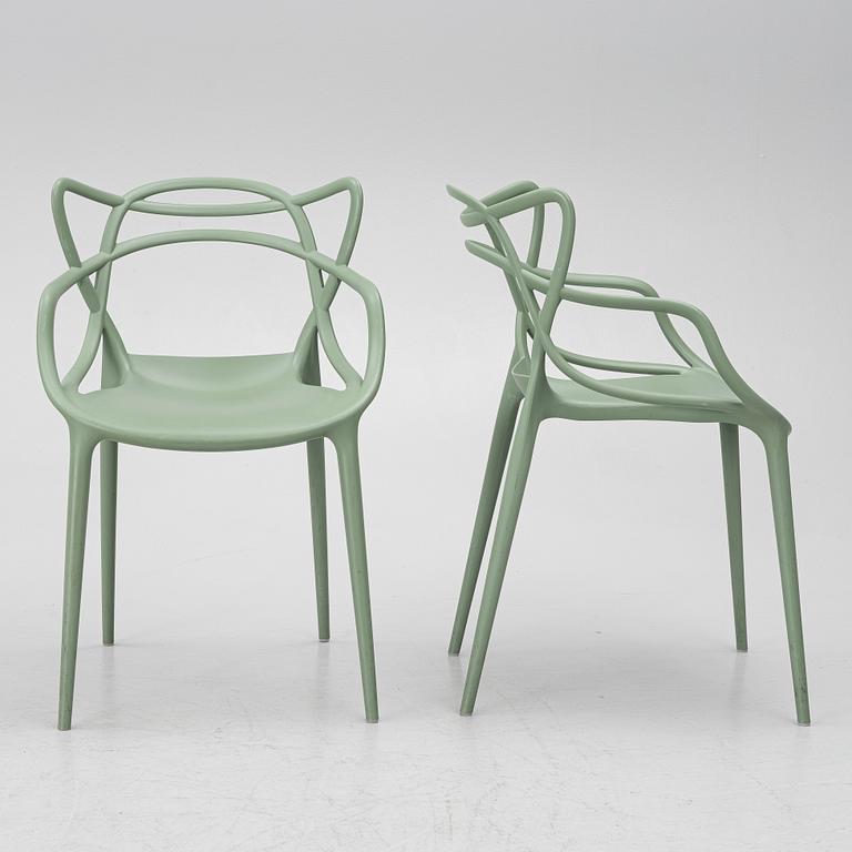 Philippe Starck, & Eugeni Quitllet, stolar, 6 st, "Masters" Kartell, Italien.