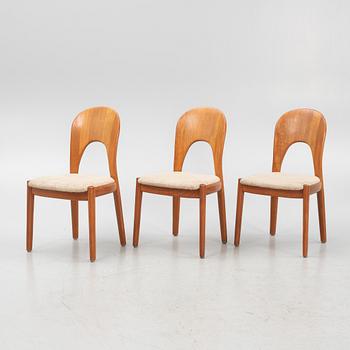 Niels Koefoed, six chairs, Denmark, second half of the 20th Century.